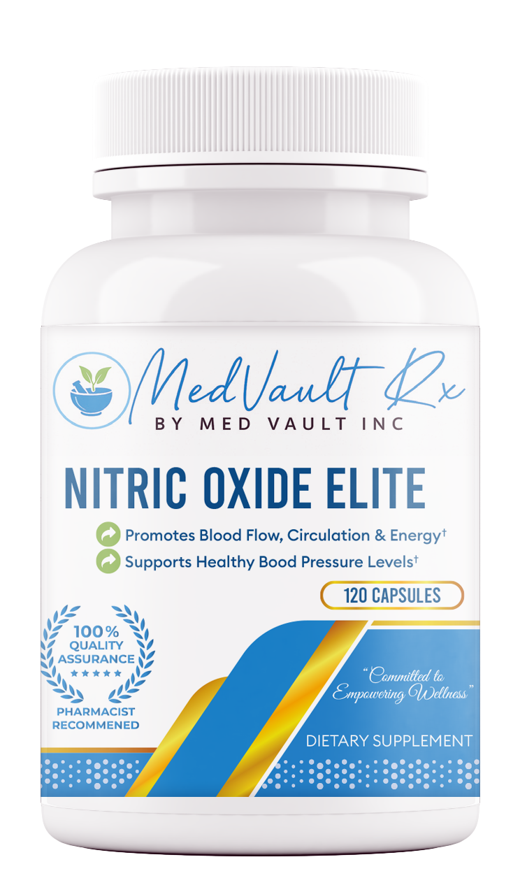 NITRIC OXIDE ELITE – Circulation, Blood Pressure & Energy Support