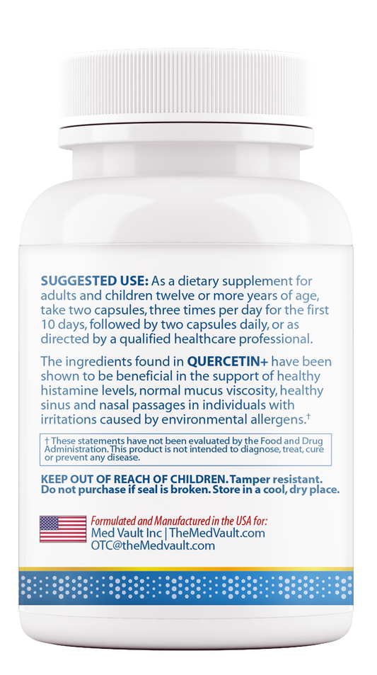 Quercetin+ Allergy Support the Natural way