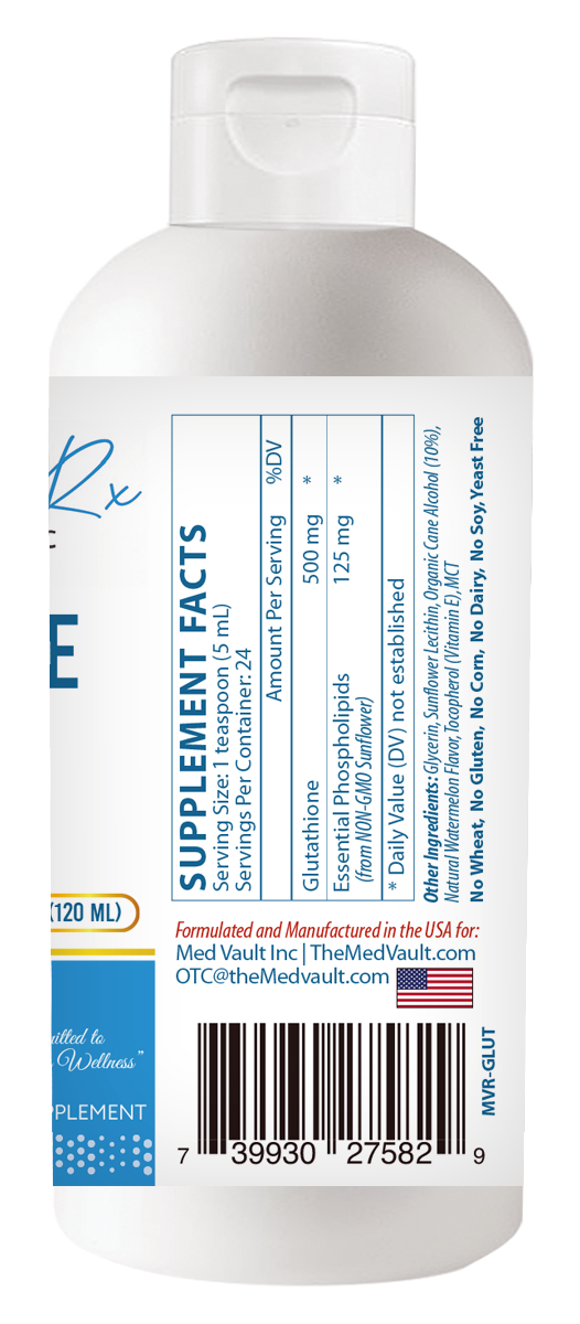 GLUTATHIONE (LIPOSOMAL) – Master Antioxidant + Detox Support
