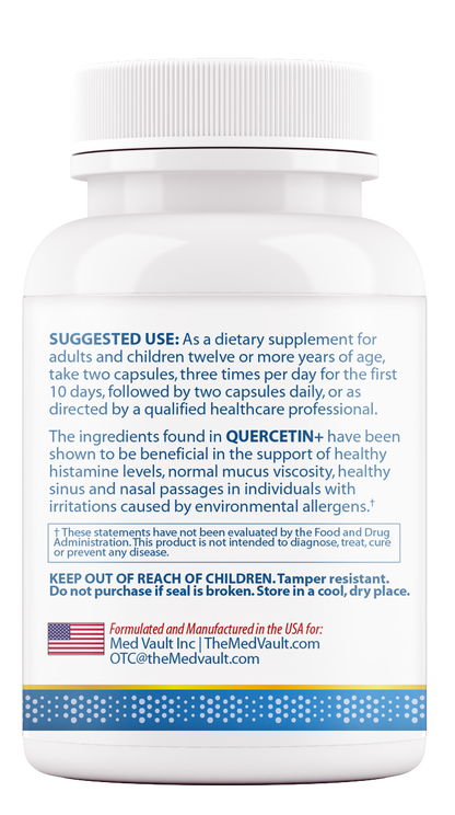 Quercetin+ Allergy Support the Natural way