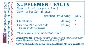GLUTATHIONE (LIPOSOMAL) – Master Antioxidant + Detox Support
